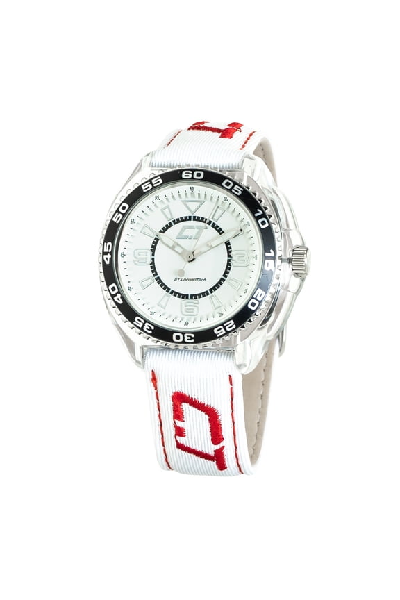WATCH CHRONOTECH STAINLESS STEEL WHITE WHITE MEN CC6280L 04