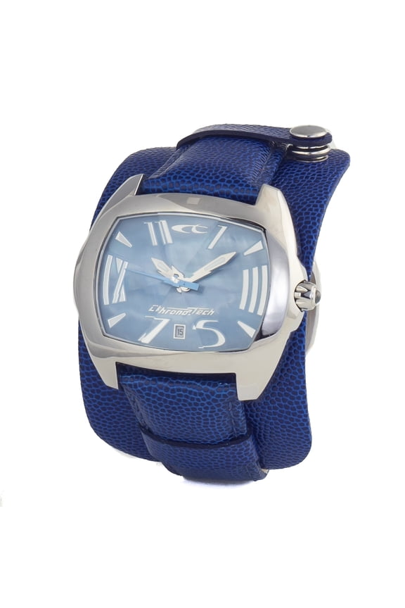 WATCH CHRONOTECH STAINLESS STEEL BLUE SILVER MEN CT2188M 22