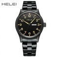 thumbnail image 1 of Men's Watch Double Calendar Men's Quartz Watch Waterproof Wrist Watchtainless Steel Strap, 1 of 9