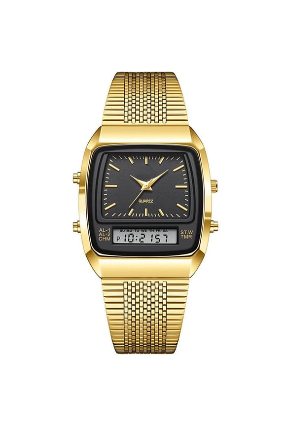 Men's Watch Fashion Analog Quartz Waterproof Watch Sport Multifunctional Wristwatch