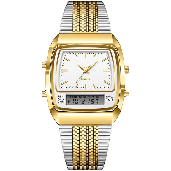 Men's Watch Fashion Analog Quartz Waterproof Watch Sport Multifunctional Wristwatch
