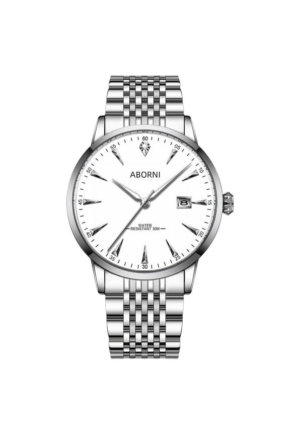 Men's Watch High-End Quartz Watch Waterproof Business Solid Steel Band Watch Men's Fashion Business Watch