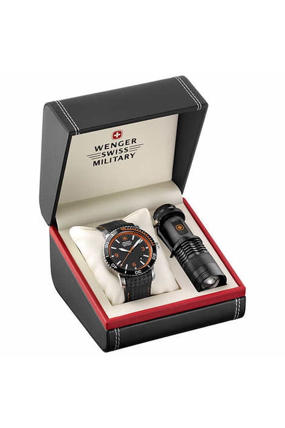 Men's Watch/LED Flashlight Set