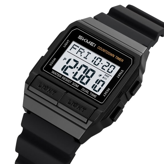 Men's Watch Outdoor Sports Digital Watch Waterproof with Luminous Display Suitable for Hiking Camping Running Swimming Wrist Watch Gifts for Man