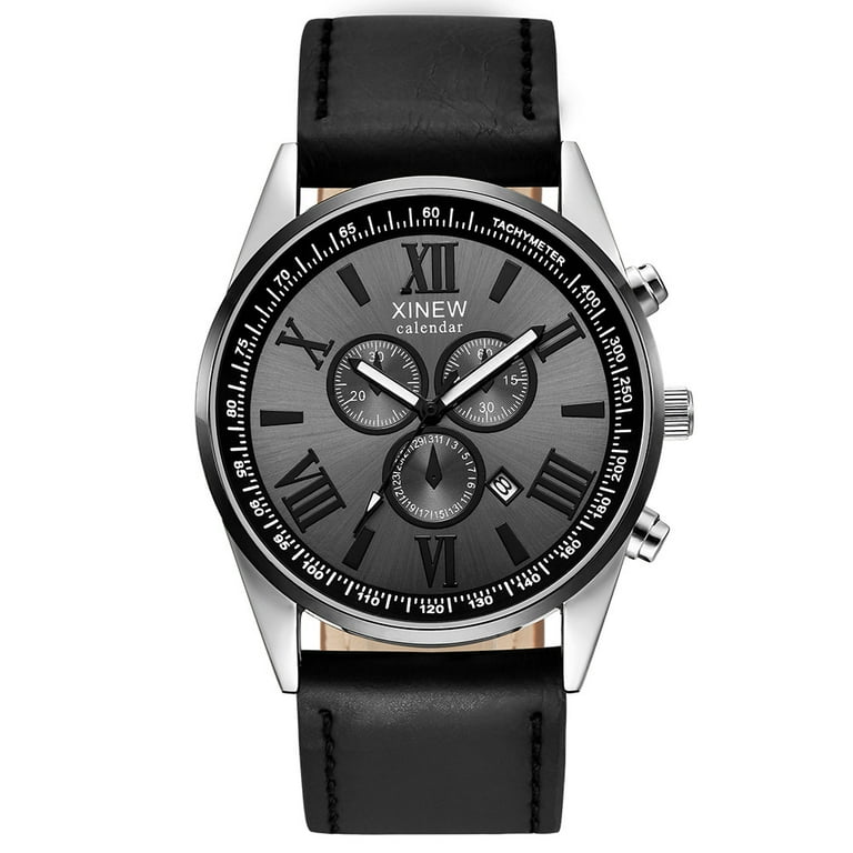 Men s Watch with Velcro Strap Men s Smart Watches Clearance Sale Men s Digital Sports Watches Gift Men s Leather Band Sports Date Analog Alloy
