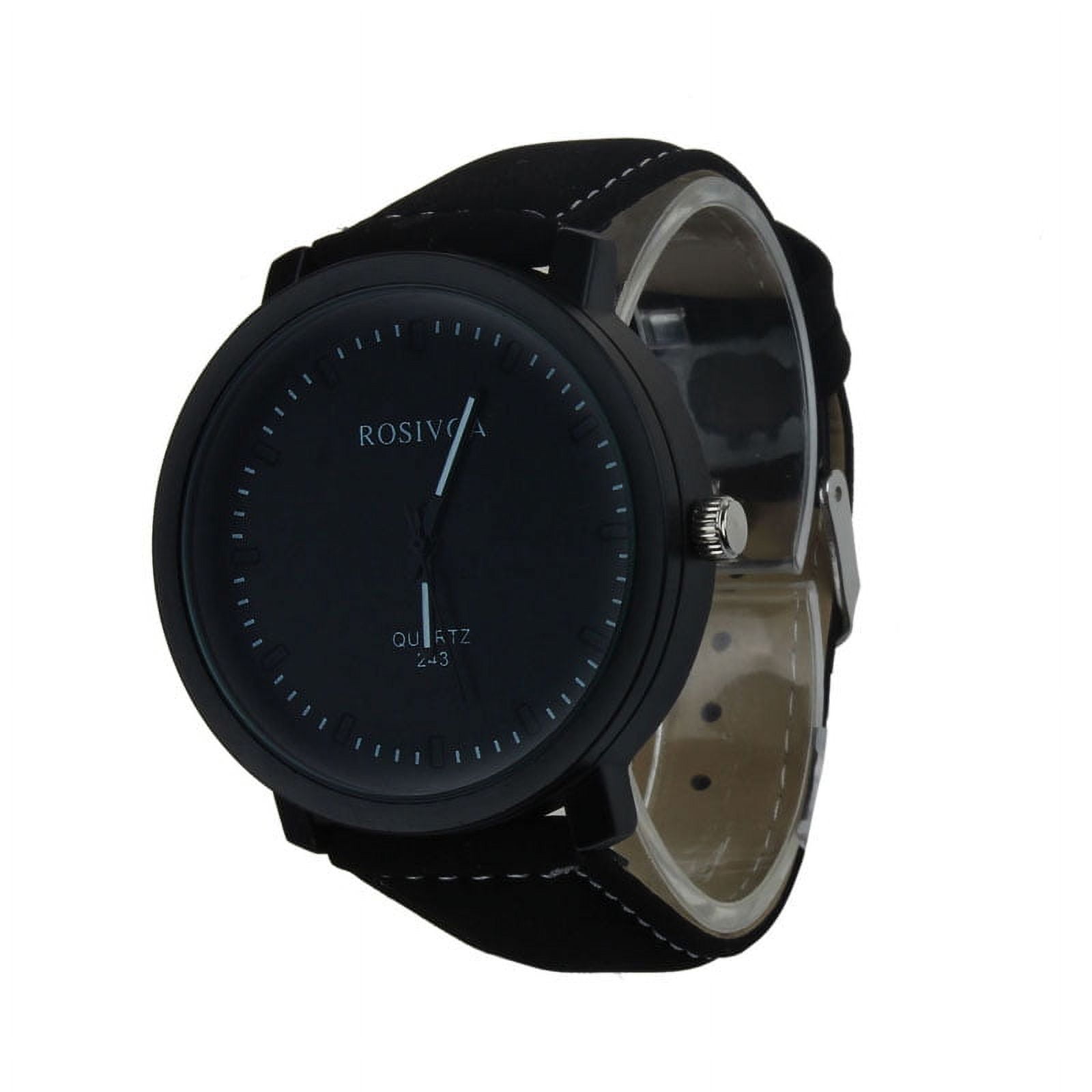 Men's Watch with Velcro Strap Men's Waterproof and Waterproof Watches