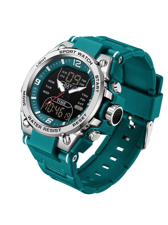 Men's Watch Waterproof Digital Sport Watch Military Digital Watches for men Alarm Back Light Classic Large face Watch