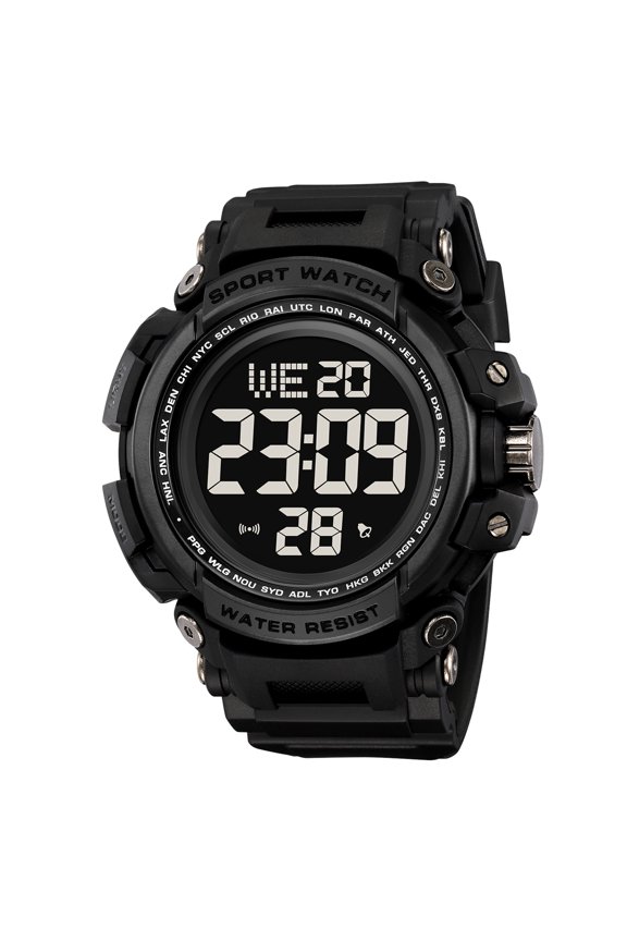 Men's Watch Waterproof Digital Sport Watch Military Digital Watches for men Alarm Back Light Classic Large face Watch