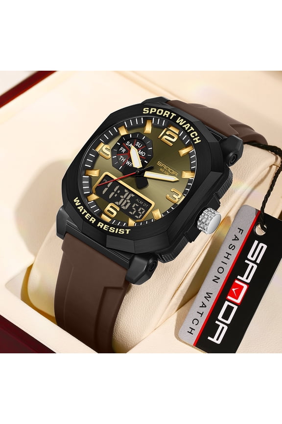 Men's Watch Waterproof Digital Sport Watch Military Digital Watches for men Alarm Back Light Classic Large face Watch