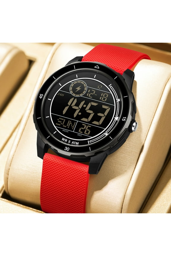 Men's Watch Waterproof Digital Sport Watch Military Digital Watches for men Alarm Back Light Classic Large face Watch