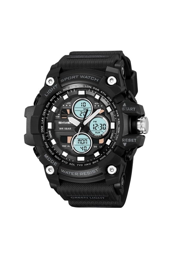 Men's Watch Waterproof Digital Sport Watch Military Digital Watches for men Alarm Back Light Classic Large face Watch