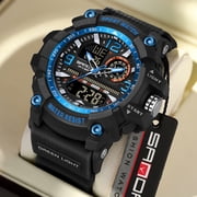 Mens Watch Waterproof Digital Sport Watch Military Digital Watches for men Alarm Back Light Classic Large face Watch