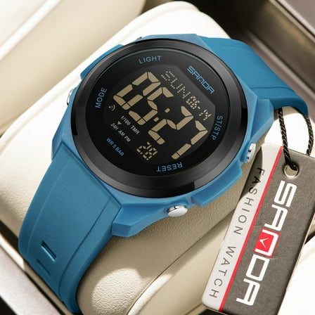 Men's Watch Waterproof Digital Sport Watch Military Digital Watches for men Alarm Back Light Classic Large face Watch