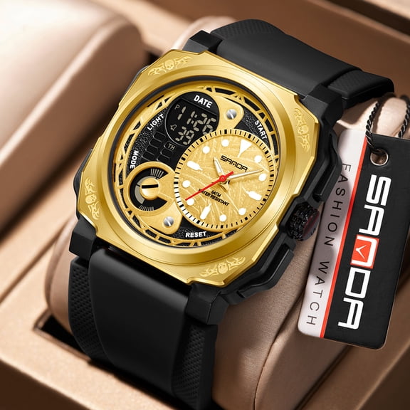 Men's Watch Waterproof Digital Sport Watch Military Digital Watches for men Alarm Back Light Classic Large face Watch