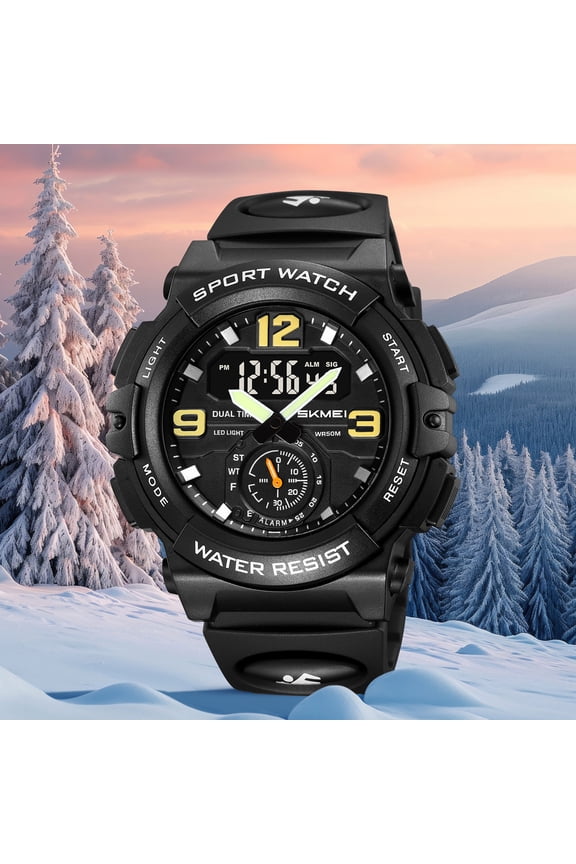 Men's Watch Waterproof Digital Sport Watch Military Digital Watches for men Alarm Back Light Classic Large face Watch
