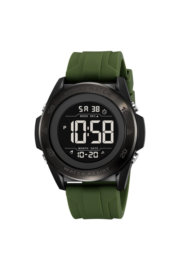 Men's Watch Waterproof Digital Sport Watch Military Digital Watches for men Alarm Back Light Classic Large face Watch