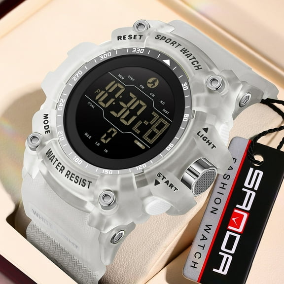 Men's Watch Waterproof Digital Sport Watch Military Digital Watches for men Alarm Back Light Classic Large face Watch