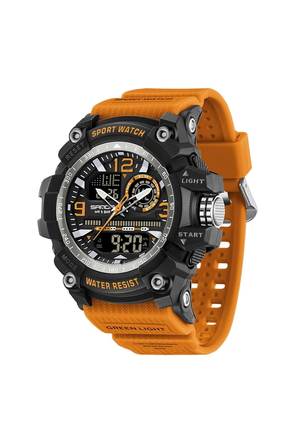 Men's Watch Waterproof Digital Sport Watch Military Digital Watches for men Alarm Back Light Classic Large face Watch