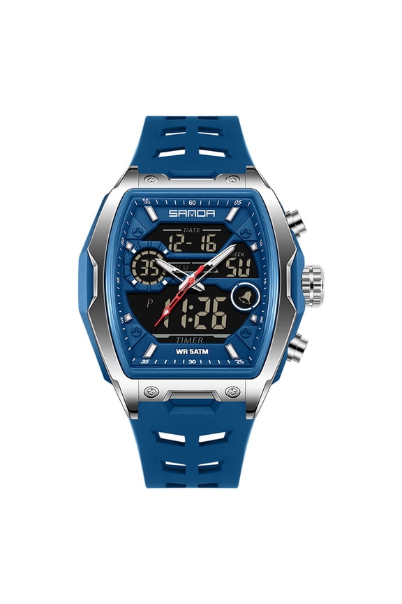 Men's Watch Waterproof Digital Sport Watch Military Digital Watches for men Alarm Back Light Classic Large face Watch