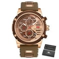 thumbnail image 1 of Men's Watches Luxury Quartz Waterproof Sports Wristwatch Silicone Strap, 1 of 6