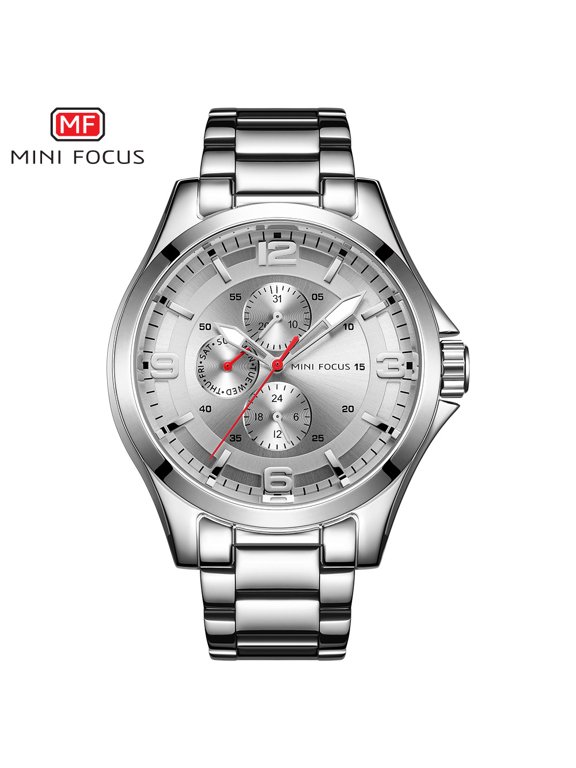 Men's Watches Men's Wristwatch Quartz Wrist Watch Men Waterproof Stainless Steel