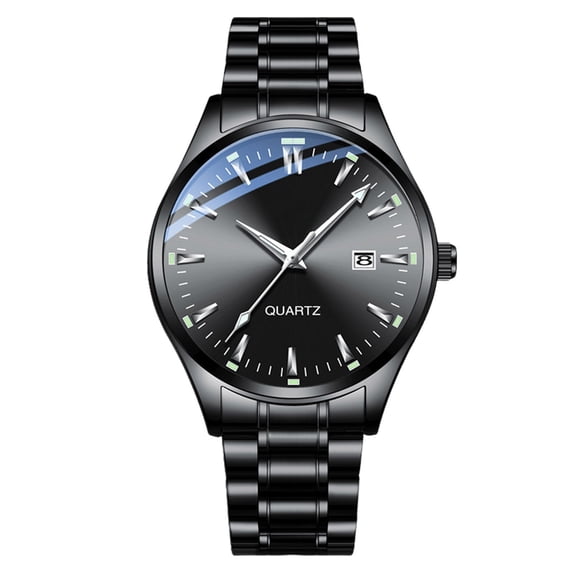 Men's Watches Mens Stainless Steel Analog Watch Quartz Movement Waterproof Classic Stylish