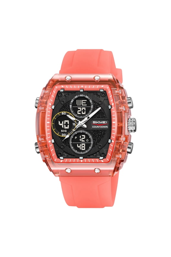 Men's Watches Outdoor Sports Waterproof Military Watch Tactical Digital Analog Wrist Watch Date Multi Function Led Large Face Alarm Stopwatch for Man