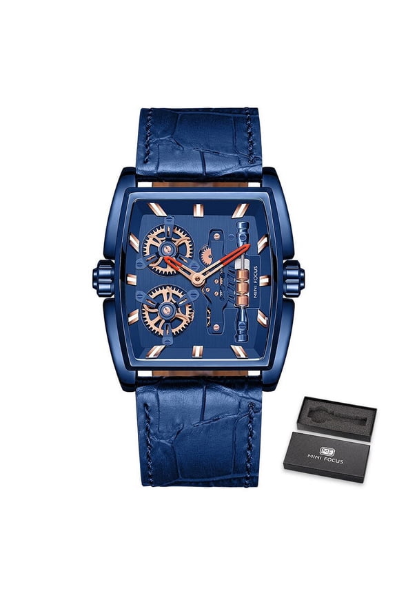 Men's Watches Quartz Watch Wrist Men Stainless steel mesh belt or Leather Strap 30m Waterproof