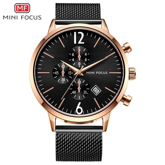 Men's Watches Quartz Waterproof Stainless Steel