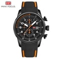 thumbnail image 1 of Men's Watches Silicone Strap Quartz Wristwatches Waterproof Chronograph Watch MF0379G, 1 of 6