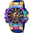 thumbnail image 1 of Men's Watches Sports Military Watches Waterproof Color Designer Large Face Digital Analog Tactical Outdoor Men's Wristwatches-Chronograph Dual Time LED Alarm Stopwatch, 1 of 6