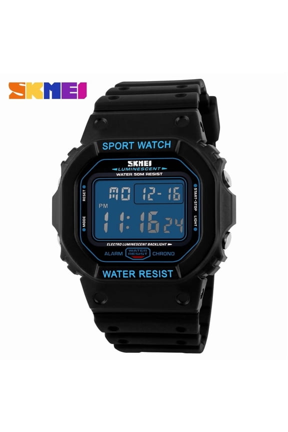 Men's Watches Sports Outdoor Waterproof Military Wrist Watch Date Multi Function Tactics LED Alarm Stopwatch