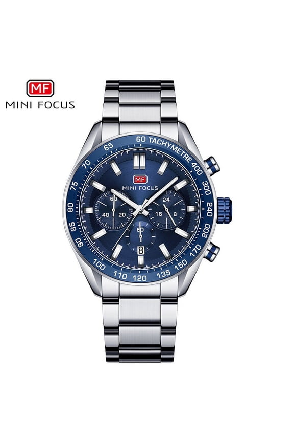 Men's Watches Sports Quartz Wristwatches Stainless Steel Luminous Hands