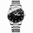 thumbnail image 1 of Men's Watches, Stainless Steel Quartz Watches for Men, Dial Analog Wrist Watch with Day Date, Fashion Business Watch, Classic Men's Watch for Gifts, 1 of 2