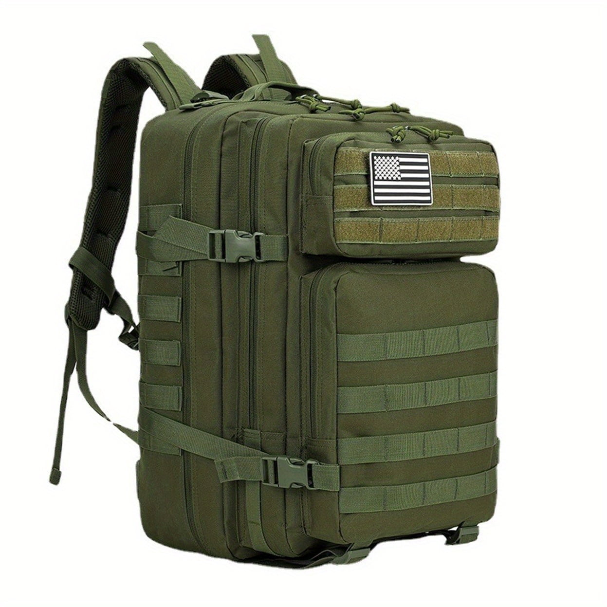 Men s Water Resistant Daypack Military Style Tactical Backpack Large Multi Function Backpack Outdoor Survival Backpack with Oxford Fabric Zipper Durable And Versatile Design Walmart