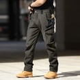 thumbnail image 1 of Men's Water Resistant Tactical Cargo Pants Multi-Pocket(No Belt) Quick Dry Breathable Outdoor Work Pants for Hiking,Travel XL, 1 of 9