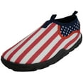 thumbnail image 1 of Men's Water Shoes Aqua Socks Flag Stars Pool Beach Surf Yoga Dance, 1 of 2