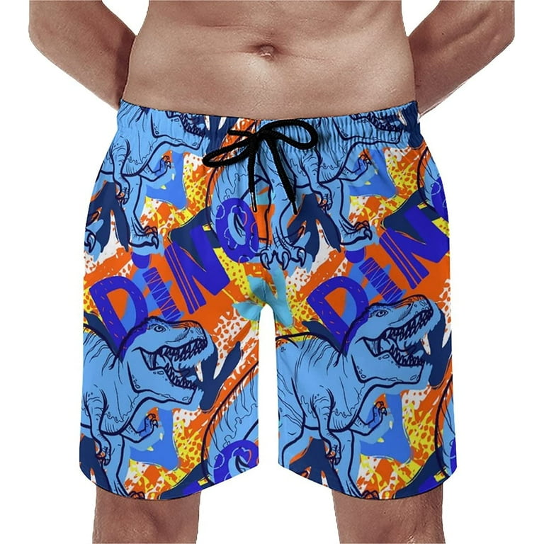 Dinosaur swimming trunks cheap