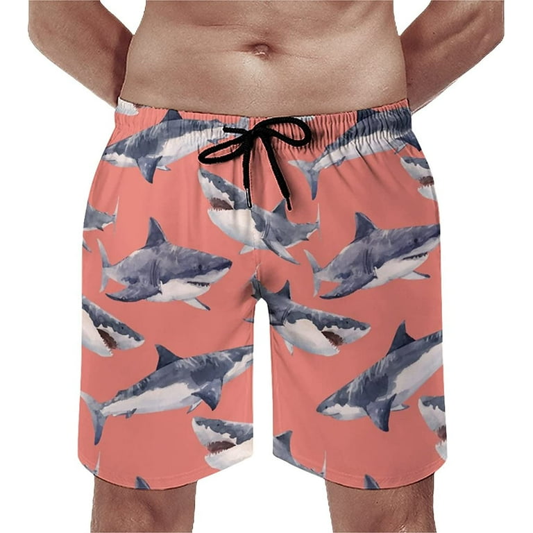 Shark swimsuit mens best sale