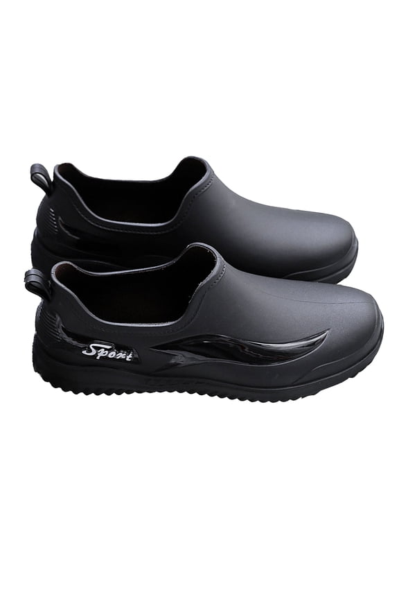 Men's Waterproof Chef Shoes, Non-Slip Safety Work Shoes for Kitchen Catering, Oil Resistant Anti-Fatigue Professional Footwear for Restaurant Hospitality