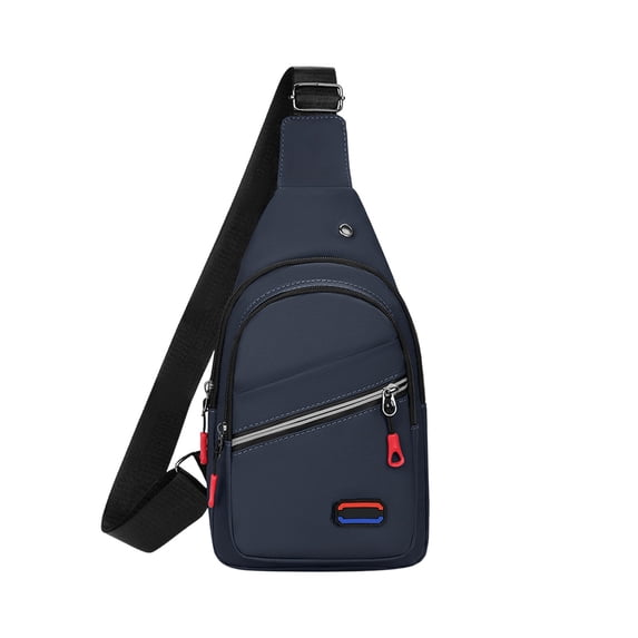 Men's Waterproof Crossbody Bag with Multifunctional Design, Lightweight, Spacious Storage, Adjustable Strap, and Headphone Port for Outdoor Activities and Travel