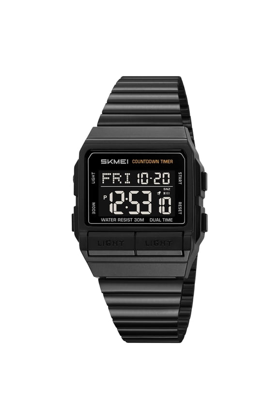 Men's Waterproof Digital Outdoor Sports Watch with Luminous Display, Multi-Functional Tools, Alarm, Stopwatch, and Long Battery Life for Hiking, Camping, Running, and Swimming