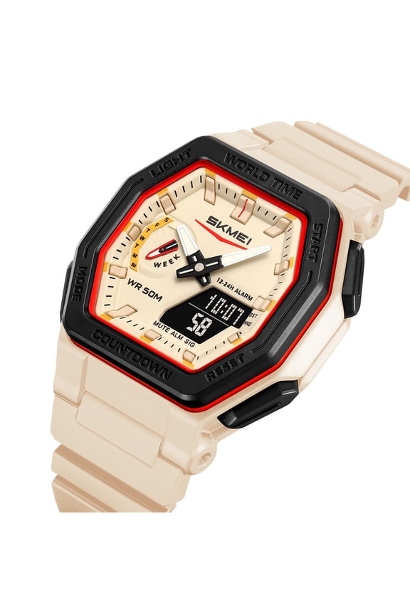 Men's Waterproof Digital Sports Watch 100m, Rugged Outdoor Watch with Luminous Display, Stopwatch Alarm Calendar for Hiking Camping Running Swimming