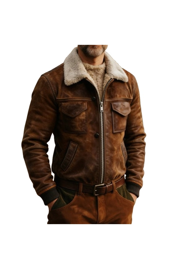 Men's Waterproof -Lined Hooded Jacket, Thick Insulated Winter Outdoor Skiing & Adventure Wear with Multiple Pockets for Cold Weather Protection