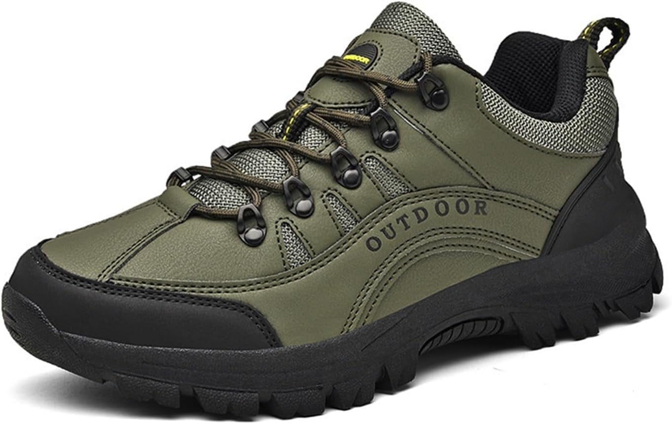 Men's Waterproof Hiking Boots Lightweight Breathable Outdoor Ankle Boots Trekking Hiking Shoes