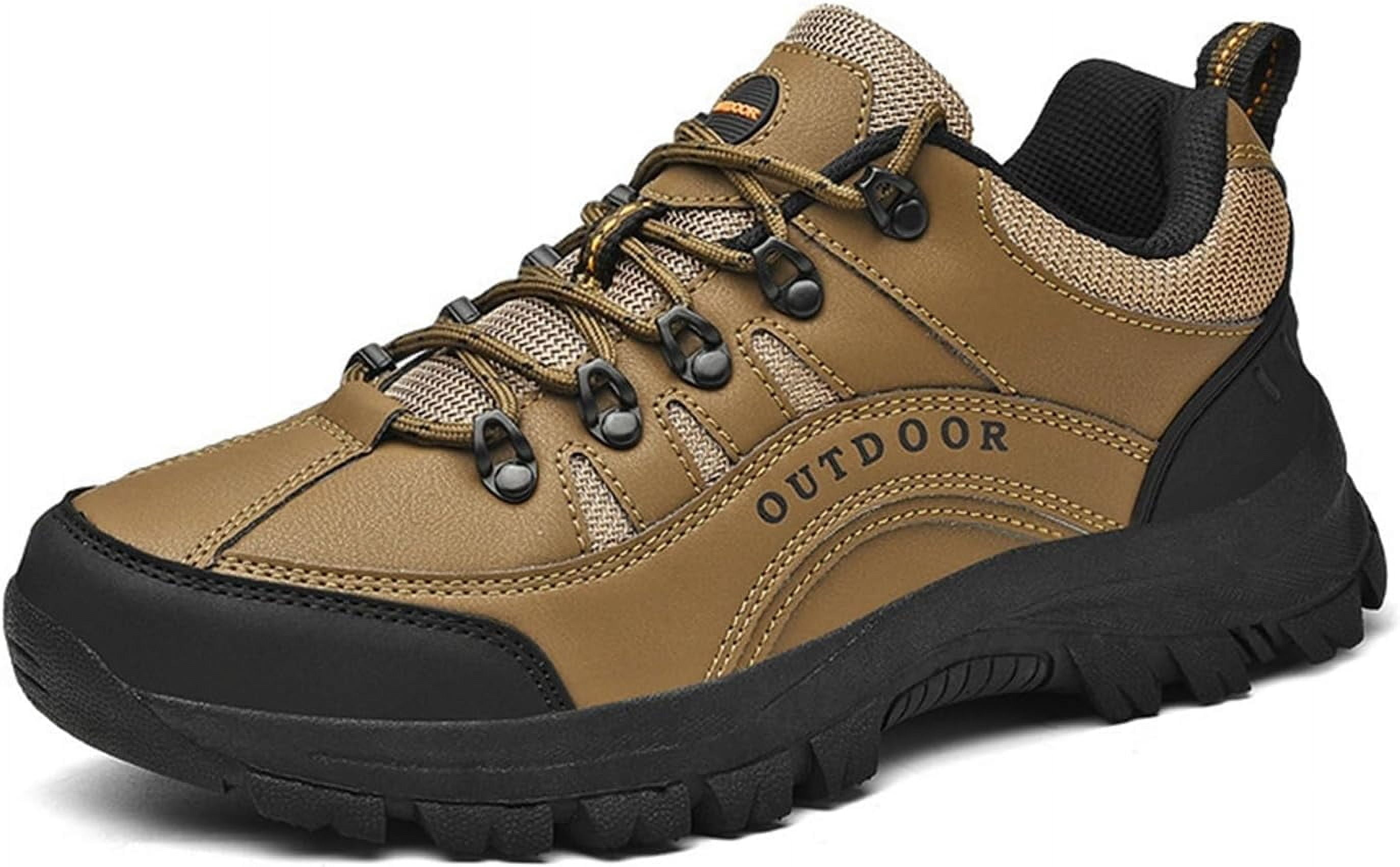 Men's Waterproof Hiking Boots Lightweight Breathable Outdoor Ankle Boots Trekking Hiking Shoes