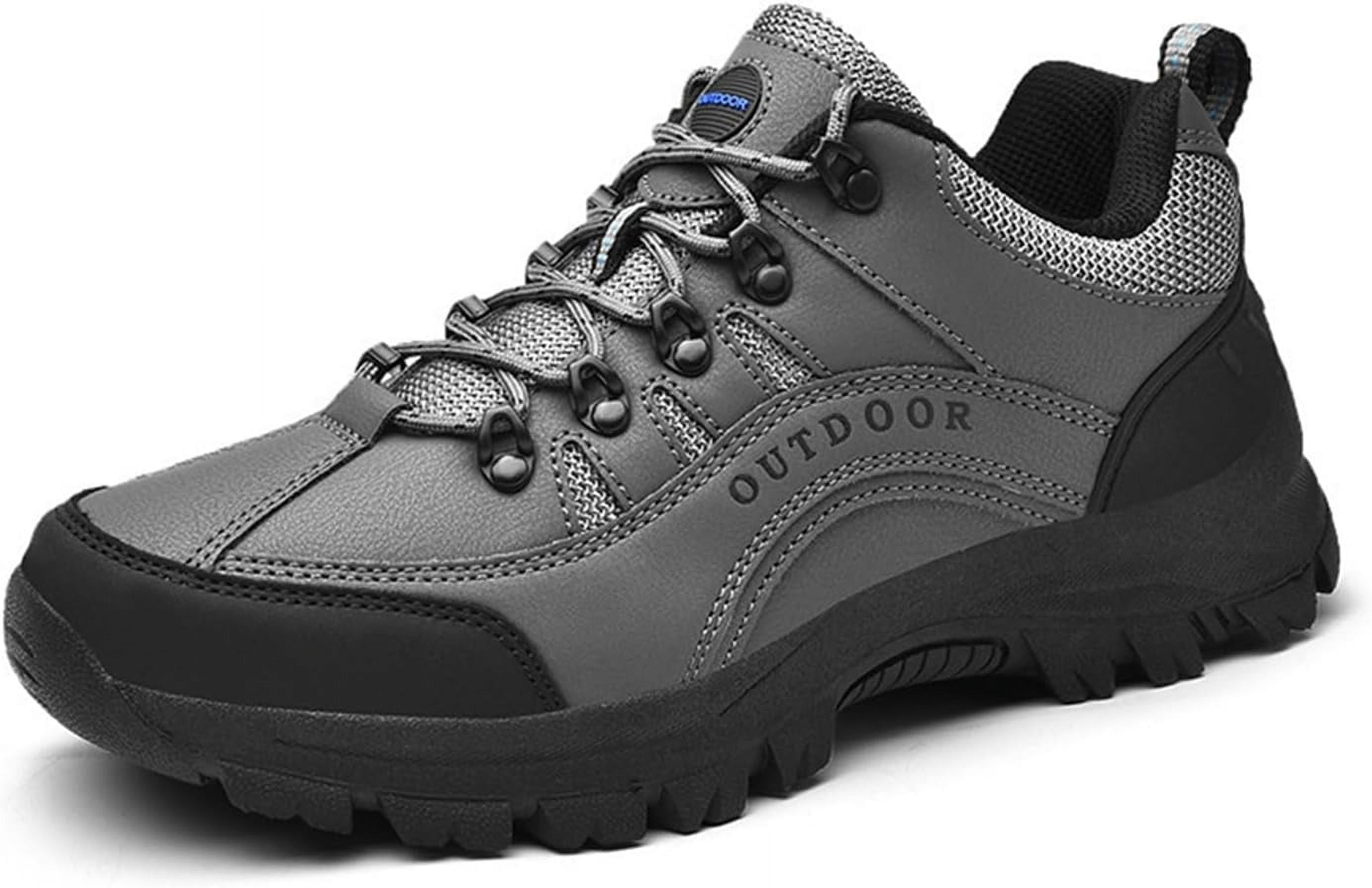 Men's Waterproof Hiking Boots Lightweight Breathable Outdoor Ankle Boots Trekking Hiking Shoes
