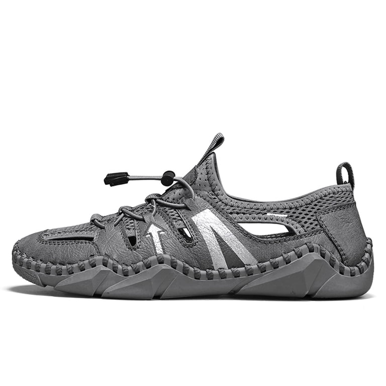 Men\'s Black Closed Toe Athletic Outdoor Waterproof Hiking Sandals Shoes Amazon.com | NORTIV 8 Men main image 3