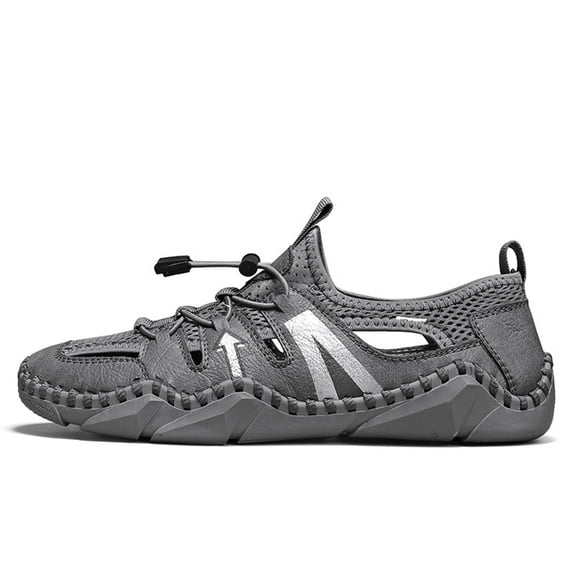 Men's Waterproof Hiking Sandals Closed Toe Athletic Sport Sandals Non Slip Summer Sandals for Water Beach Outdoor