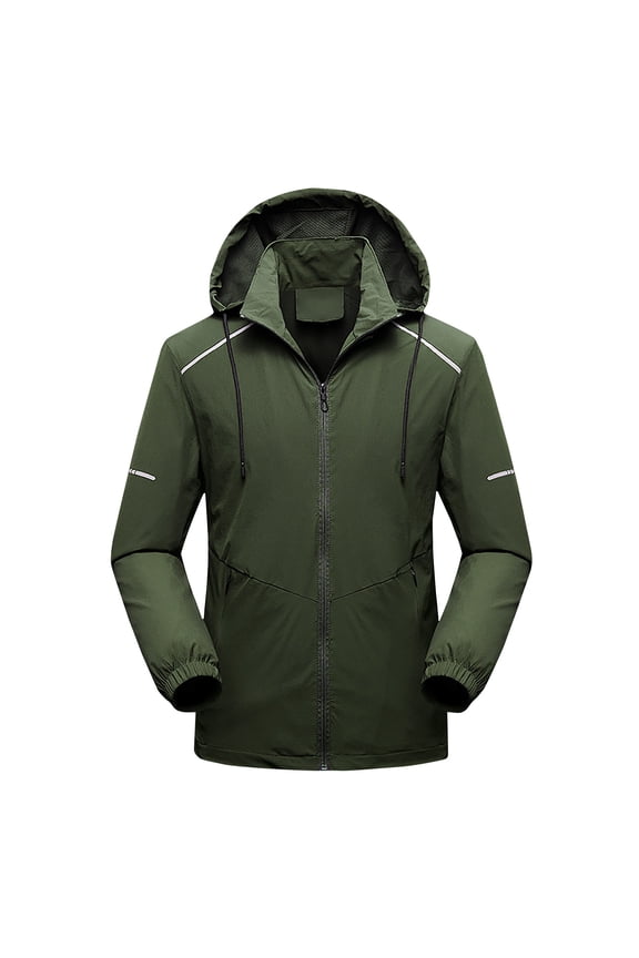 Men's Waterproof Jacket Full Zip Windproof Lightweight Jackets Outdoor Softshell Ski Tactical Coat,Running Climbing Fishing Snowboarding Windbreak Outwear Insulated Outing Overcoat